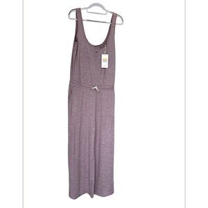 Vuori Women's Falls Jumpsuit Color Rosemary Heather Size Large New w/tag